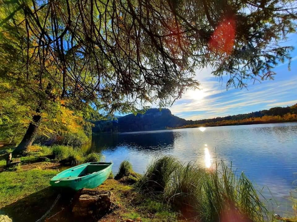 Le Jura En Toutes Saisons Piscine, Spa, Location Vtt, Balades 2Cv, Climatisation Bonlieu Dış mekan fotoğraf