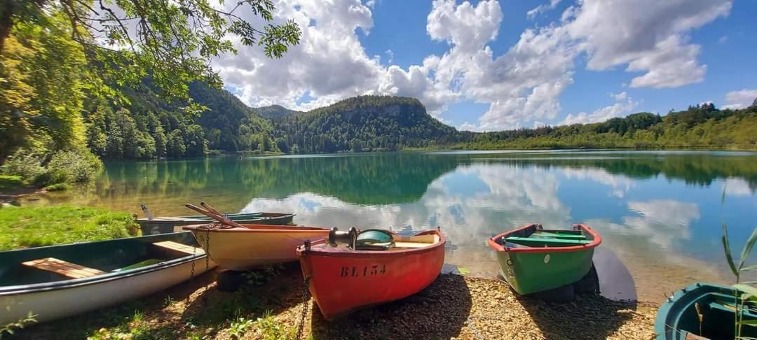 Le Jura En Toutes Saisons Piscine, Spa, Location Vtt, Balades 2Cv, Climatisation Bonlieu Dış mekan fotoğraf