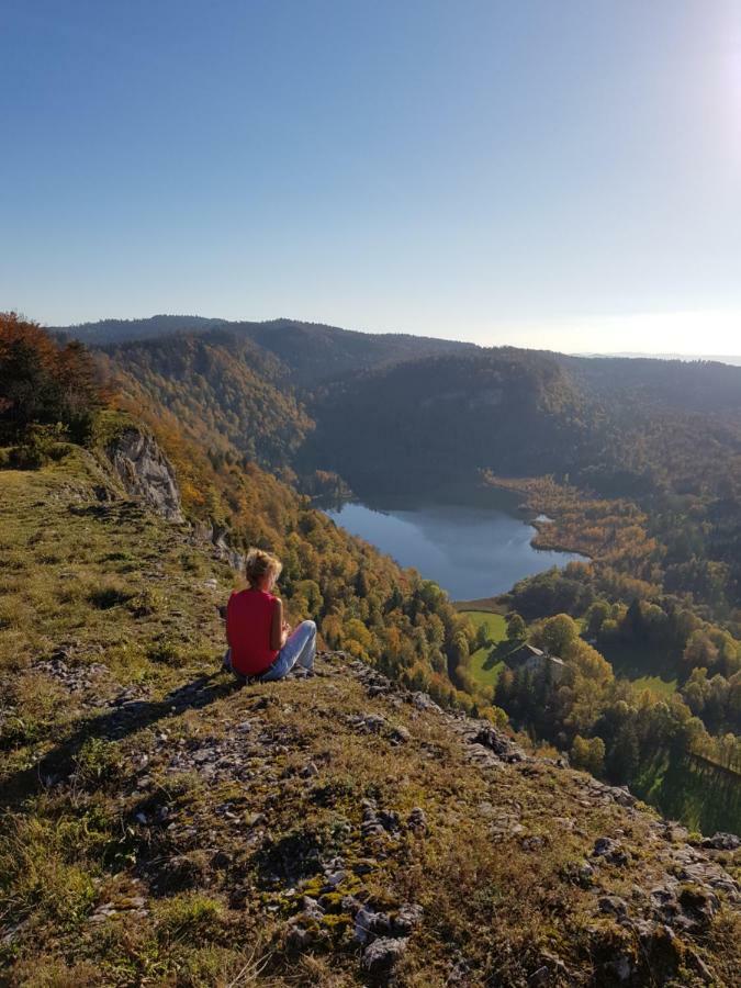 Le Jura En Toutes Saisons Piscine, Spa, Location Vtt, Balades 2Cv, Climatisation Bonlieu Dış mekan fotoğraf